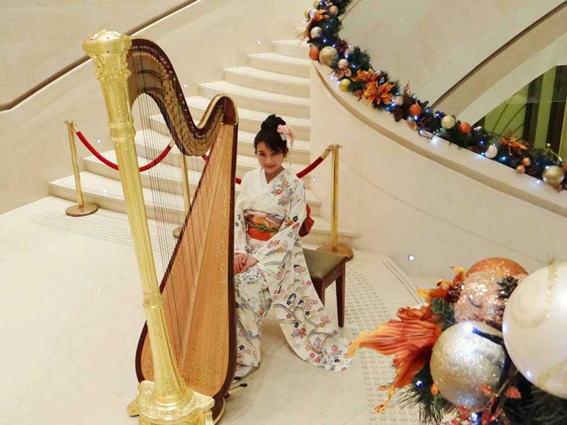 harp japanese wedding
